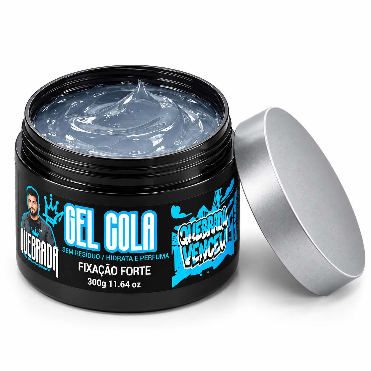 Gel Gola 300g Fixação Forte Na Quebrada Venceu Gel Gola 300g fixação forte Na Quebrada Venceu, gel fixador para cabelo masculino