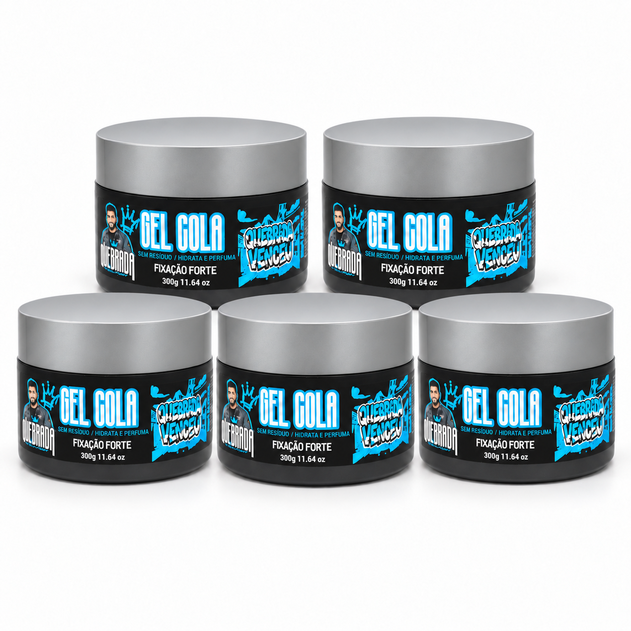 Gel Gola 300g Fixação Forte Na Quebrada Venceu Gel Gola 300g fixação forte Na Quebrada Venceu, gel fixador para cabelo masculino