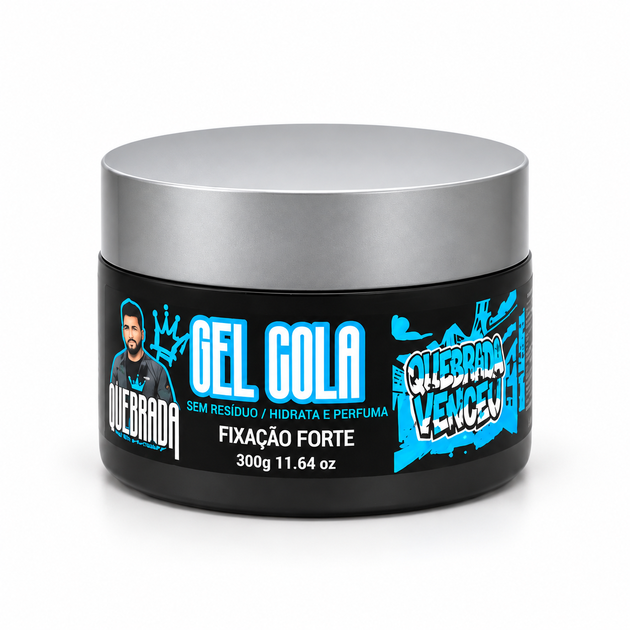 Gel Gola 300g Fixação Forte Na Quebrada Venceu Gel Gola 300g fixação forte Na Quebrada Venceu, gel fixador para cabelo masculino