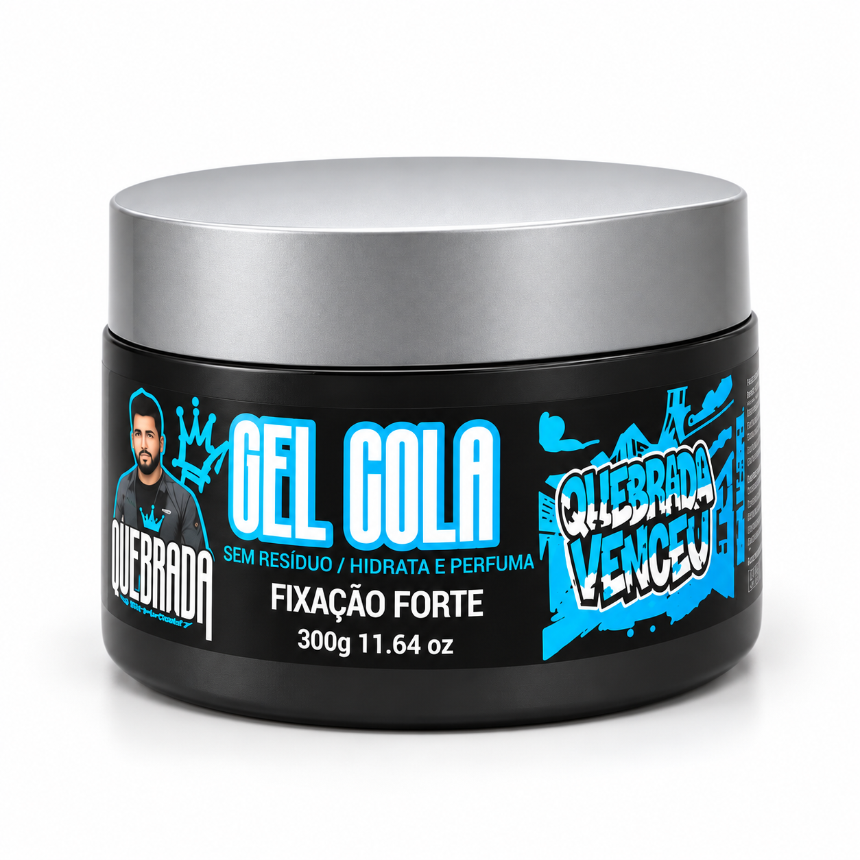 Gel Gola 300g Fixação Forte Na Quebrada Venceu Gel Gola 300g fixação forte Na Quebrada Venceu, gel fixador para cabelo masculino