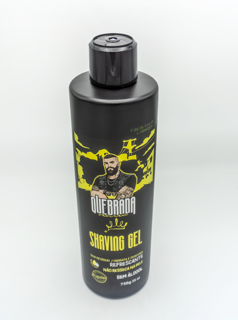 Shaving Gel 750g Refrescante Na Quebrada Venceu Shaving Gel 750g refrescante sem álcool Na Quebrada Venceu para barbear